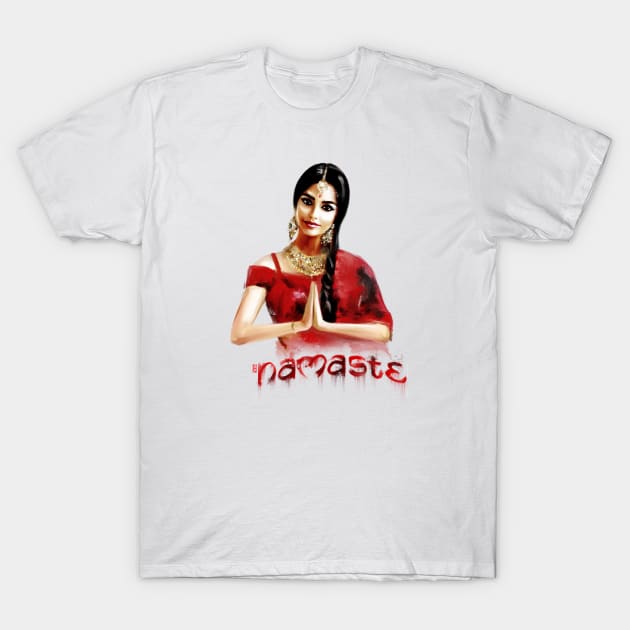 Namaste T-Shirt by ILYOart